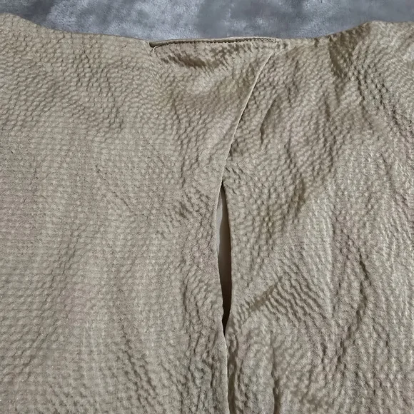 Antonio Melani Cream Color Sleeveless Size XS Silk Dress Blouse With Jewels - Picture 3 of 15